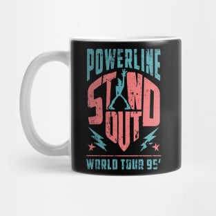 Distressed STAND OUT Powerline Mug